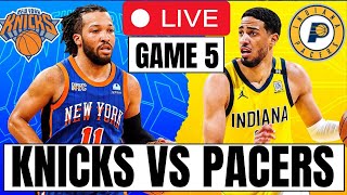 KNICKS VS PACERS LIVE STREAM NBA Playoffs Game 5, Scoreboard with Audio, Play by Play Highlights
