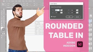 Rounded Table in Adobe InDesign in Just 2 Minute - Lee Graphics