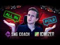 КАК ПРОКАЧАТЬ ПУШ-ФОЛД Игра в коротких стеках Обзор ICMIZER, SNG COACH