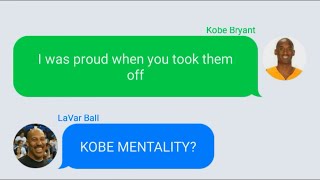 Kobe Bryant Texting Lavar Ball After Lonzo's 36 Point Performance in Lakers vs Sixers