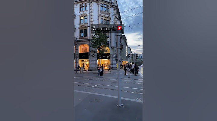 Friday Evening in Zurich City, Switzerland🇨🇭