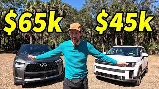 Luxury vs. Mainstream //  2026 INFINITI QX60 vs. 2026 Hyundai Santa Fe Hybrid