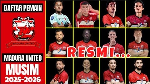 MADURA UNITED PLAYERS LIST FOR SEASON 2025/2026 | NEW MADURA UNITED PLAYERS | MADURA UNITED FC INFO
