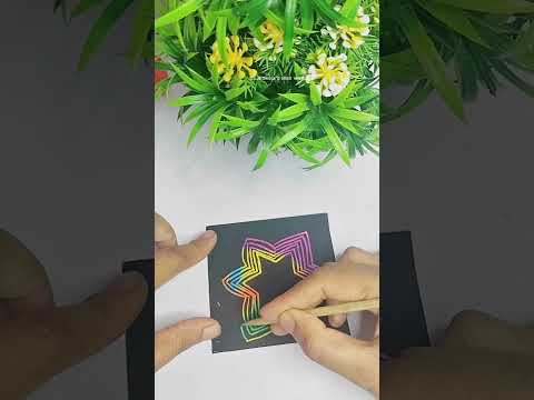 Rainbow scratch paper