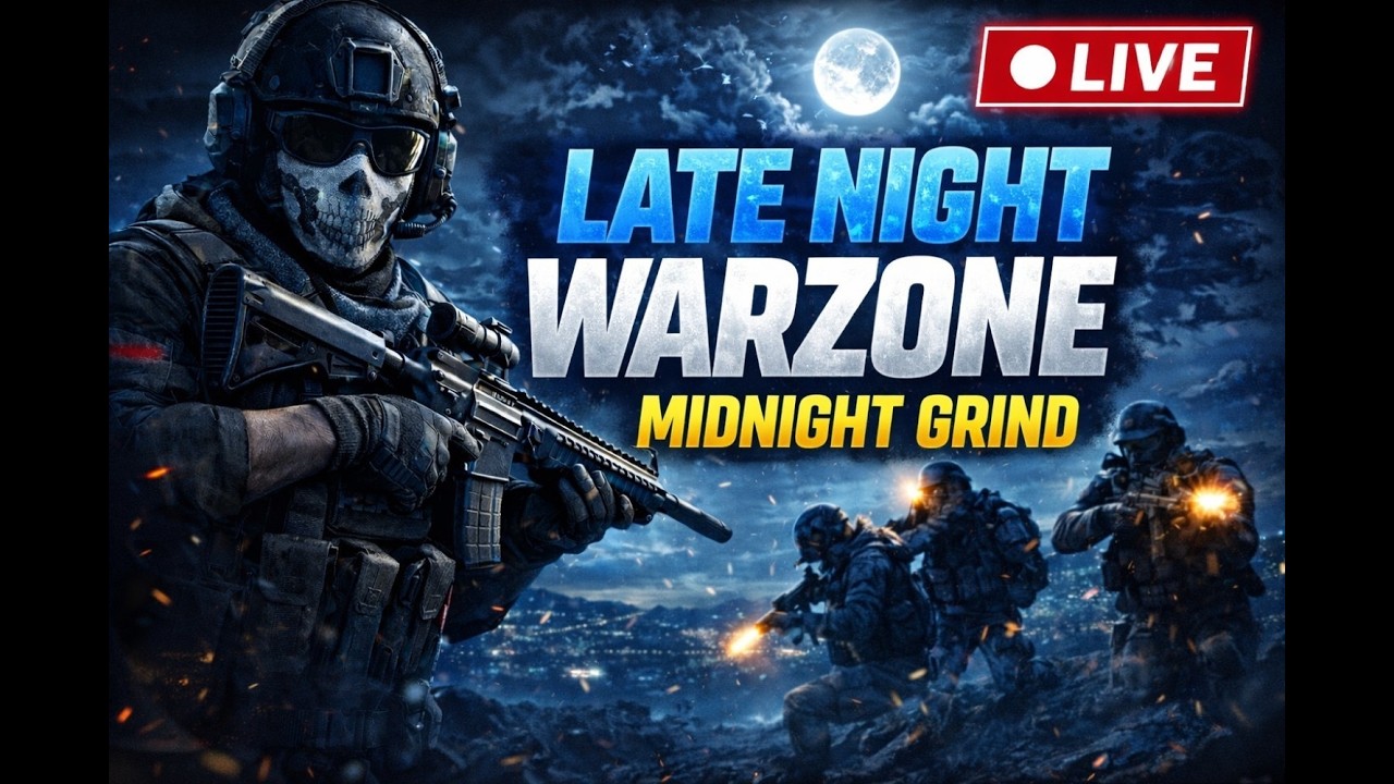 CALL OF DUTY WARZONE LIVE 🔴 | Late Night Grind