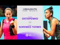 Jelena ostapenko vs sara sorribes tormo  2024 rome round 3  wta match highlights