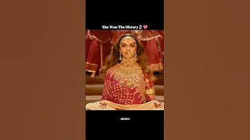 She won the history💖💕 #padmavati #deepikapadukone #ranipadmini #bollywood #padmavat #shorts