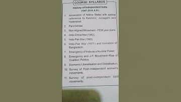 skmu University ug sem 6 history hons DSE 3 syllabus