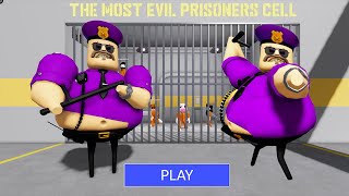 PURPLE BARRY'S PRISON RUN V2 New Game Huge Update Roblox  All Bosses Battle FULL GAME #roblox