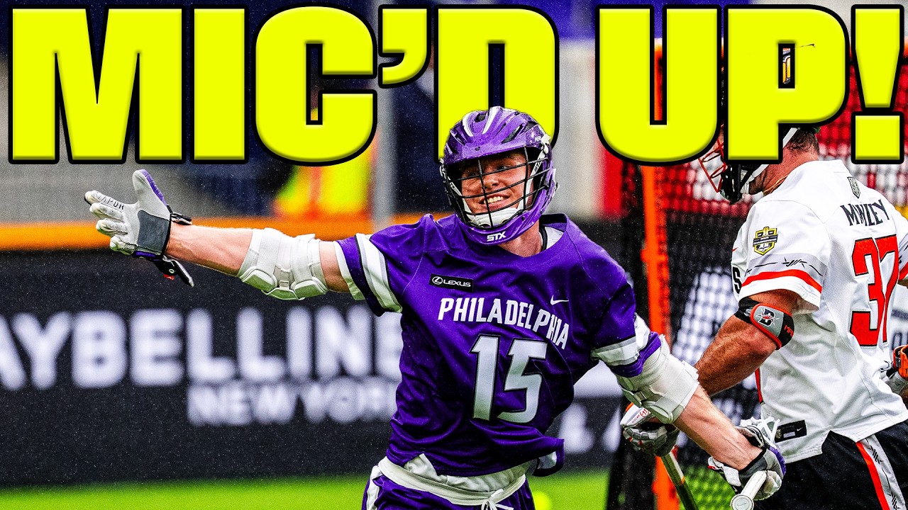 Pro Lacrosse Championship Mic'd Up! "He's a piece of s***"