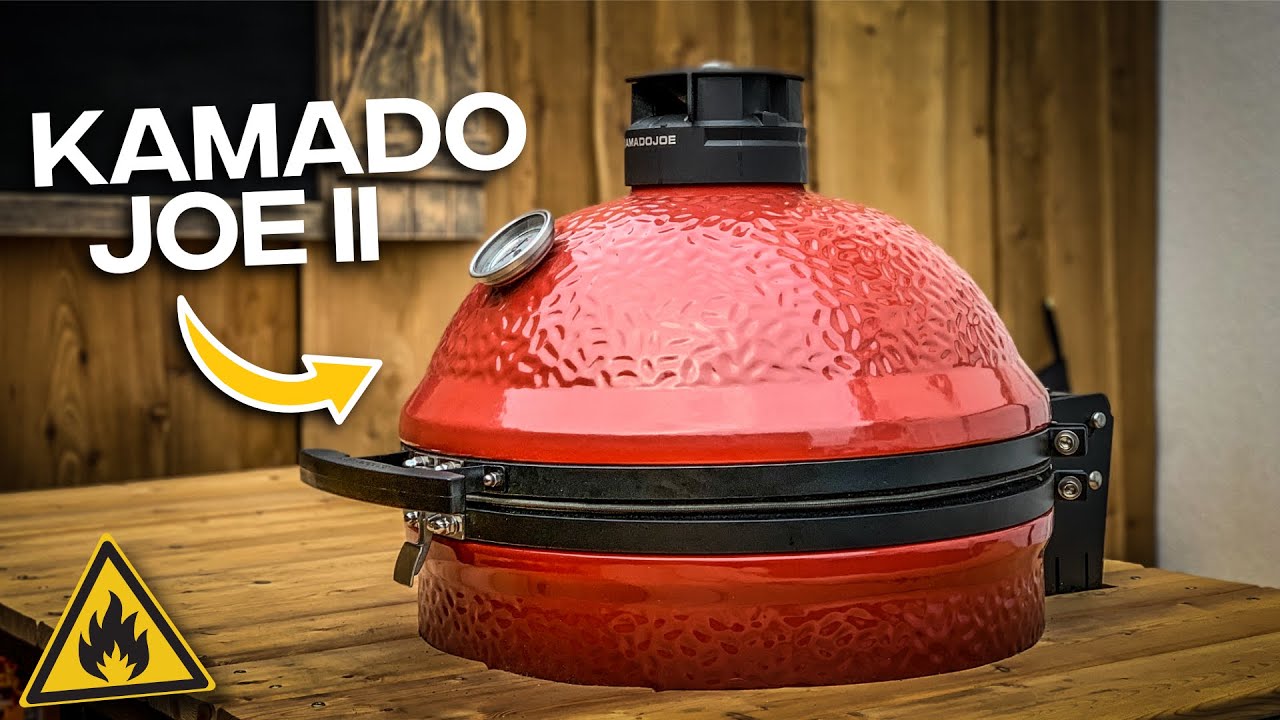 Grillrost Aus Gusseisen Für Kamado Joe & Big Green Egg – 45,7 Cm, Wendbare Grillplatte | Für Perfekte Grillspuren