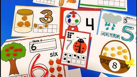 Learn Numbers 1 to 10 with Play-Doh | Fun & Easy Counting for Kids | 123 Educational Video