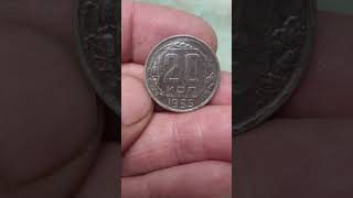 Чистим Медно-никелевую монетку. Ранний совет. Reinigen einer Kupfer-Nickel-Münze  #metaldetecting