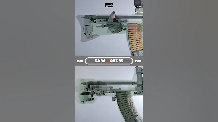 SA80 & QBZ-95 Bullpup Rifles | How They Work in 3D Animation ⚙️