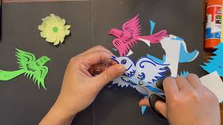 一步一步带你学剪纸:喜鹊怎么剪,喜上枝头(1) Chinese traditional paper cutting 一步一步带你学剪纸:喜鹊怎么剪,喜上枝头(1) Chinese traditional paper cutting