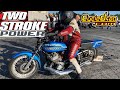 TWO STROKE ACTION! THE SOUND OF 5 OF THE WORLD’S MOST POWERFUL KAWASAKI H2 750 TRIPLE DRAG BIKES!