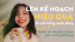 3 SAI LẦM KHIẾN KẾ HOẠCH CỦA BẠN THẤT BẠI | Cách Moe lên kế hoạch để cân bằng cuộc sống