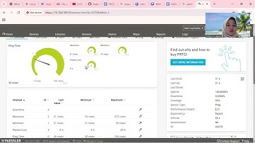 Monitoring Jaringan dengan PRTG Analisis Ping ke Google, CNN, dan Kompas