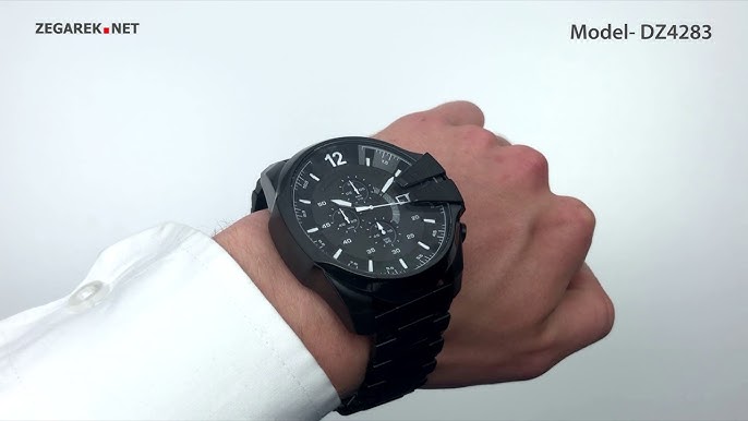 Gun Metal Diesel DZ4282 Mega Chief XL Chronograph Watch - YouTube