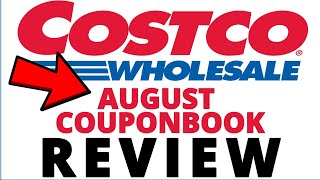Costco COUPON BOOK Review  - Member Savings August