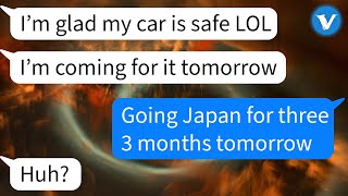 【Apple】My neighbor left her car in my garage without permission so I went to Japan for 3 months