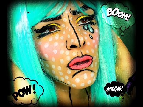 Pop Art - Comic Book Makeup Tutorial | ElissavetB