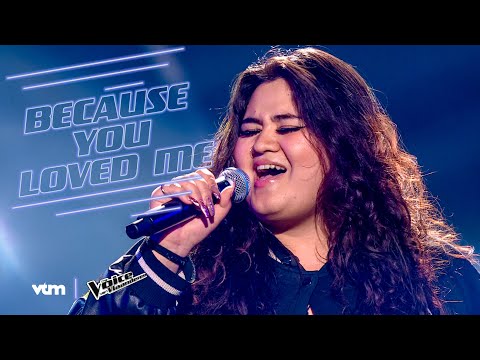 Nicole - 'Because You Loved Me' | Blind Auditions 5 | The Voice Van Vlaanderen | Vtm