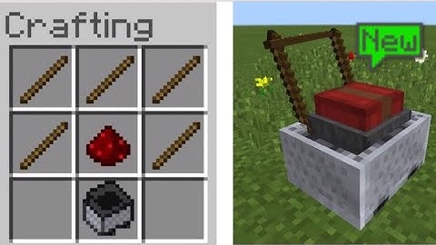 How to make a WORKING Lawn Mower in Minecraft!