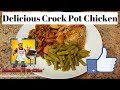 Crock Pot Chicken, DELICIOUS! Easy Meal Prep w/Red Beans and Rice!