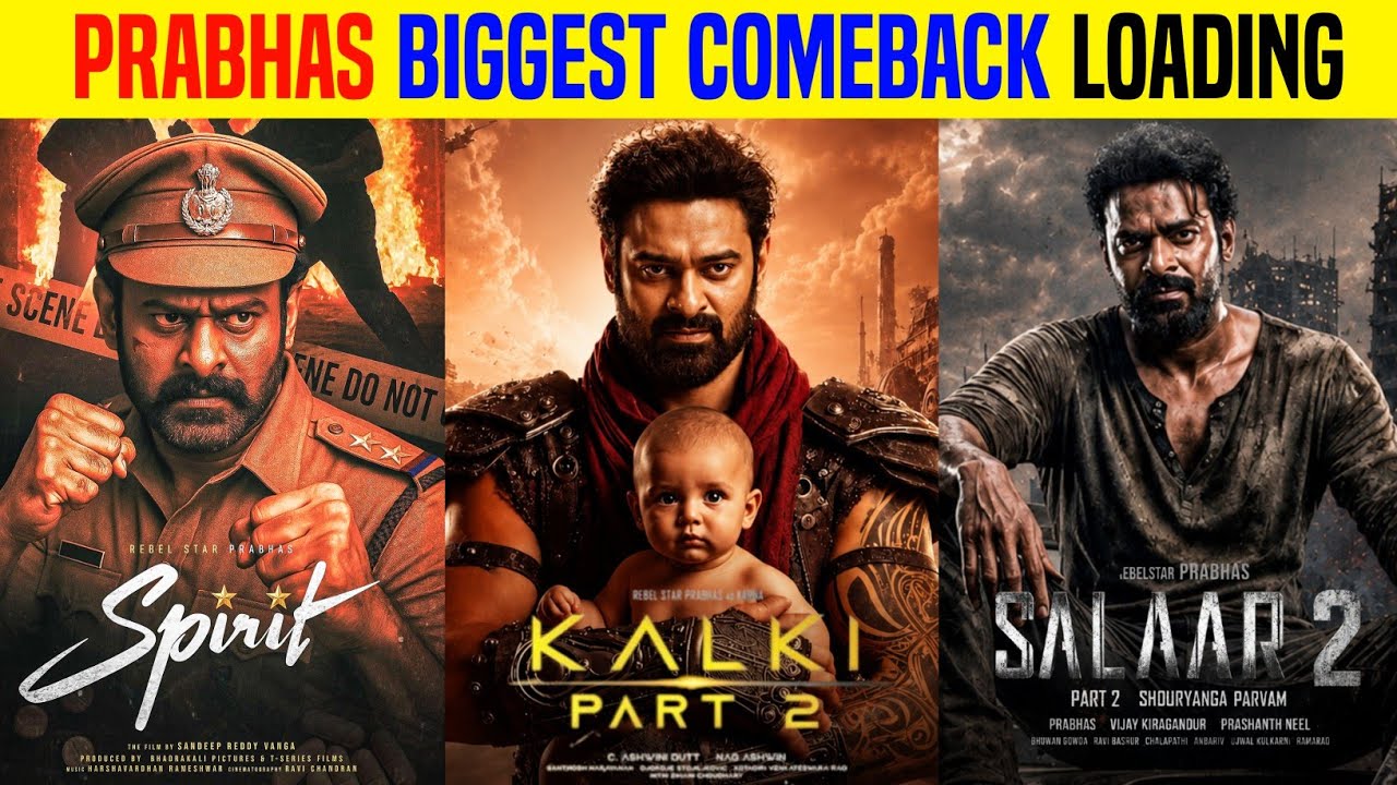 Top 10 Prabhas BIGGEST Pan Indian Upcoming Movies 2026 to 2027 Hindi ...