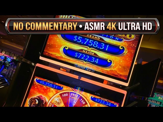 Buffalo Gold Revolution - (No Commentary) - Chasing $5,758.31 Grand $0.75 Spins! ASMR 4K UHD!