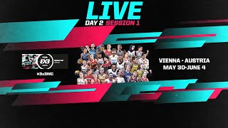 RE-LIVE | FIBA 3x3 WORLD CUP 2023 | Day 2 - Session 1