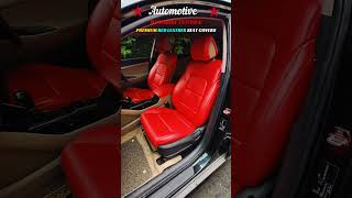 Hyundai Tucson Premium Red Leather Seat Covers✨Luxury Interior Upgrade & Perfect OEM Fit by Orchis👌