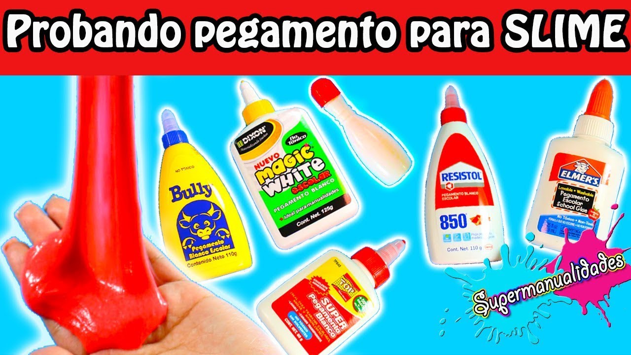 What is the best glue for Slime? (testing 17 brands) / Supermanualidades -  YouTube