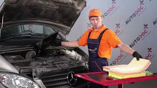 Πώς αλλαζω Φίλτρο αέρα MERCEDES-BENZ VIANO (W639) - οδηγός βίντεο