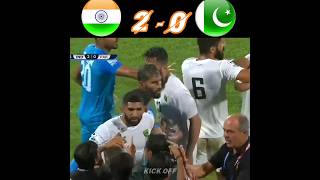 Big Fight In Football | India Vs Pakistan | Saf Championship 2023 Highlights #Shorts #Football