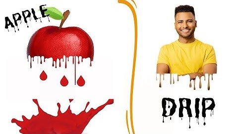 Canva tutorial : Drip effect design (step by step for beginners)