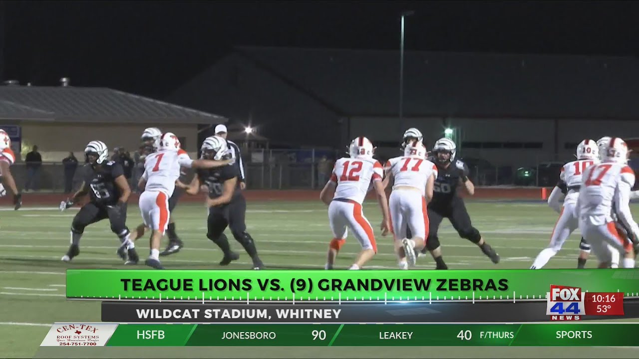 FOX 44 Friday Night Football Fever Teague vs. Grandview YouTube