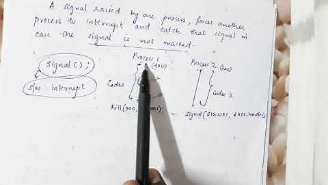 Signal and Semaphore Functions-IPC (S6 ES ECE KTU) module5 PART 3