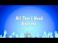 All That I Need - Boyzone (Karaoke Version)