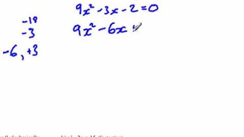 Quadratic equation : Find x-intercepts by factoring
