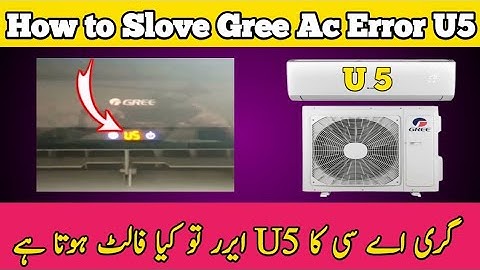 Gree Ac Dc Inverter U5 Error Problem solved | #inverter | #Gree |