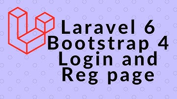 Laravel 6 Login and Register page with bootstrap (Part4).