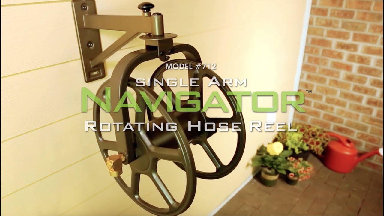 712 Single Arm Navigator Rotating Hose Reel