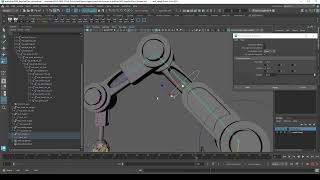 13 Matching LRA and Controls 2 - Maya Mech Arm Rigging