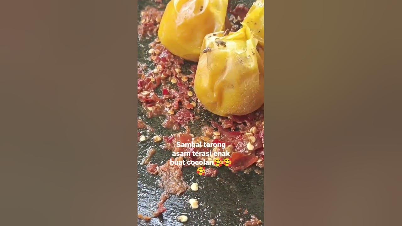 sambal terong asam terasi enak buat cocolan🥰🥰🥰🥰 #hiburan #masakanrumahan #simple