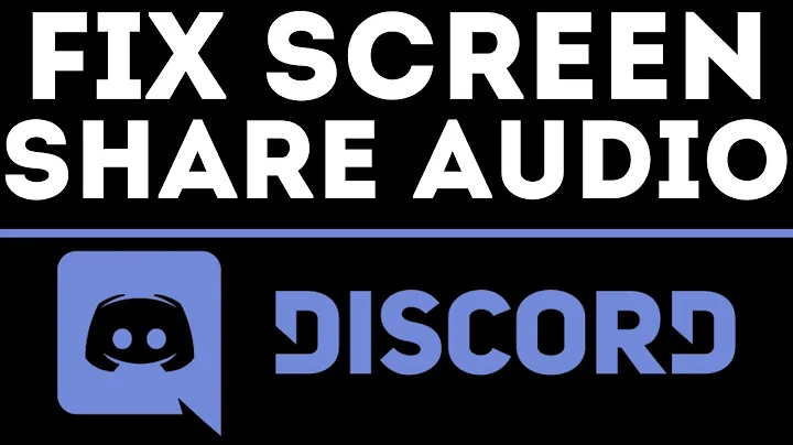 How To Fix Screen Share Audio Not Working on Discord - Stream with Sound on Discord