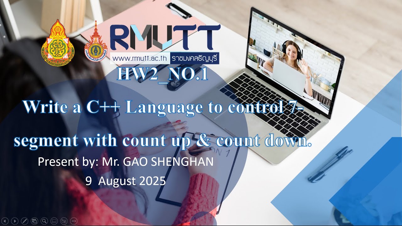 HW2_NO.2-Write a C++ Language to control 7-segment by keypad