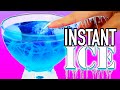 DIY Edible Instant Water to ICE!! Freeze Water in Seconds like MAGIC!!