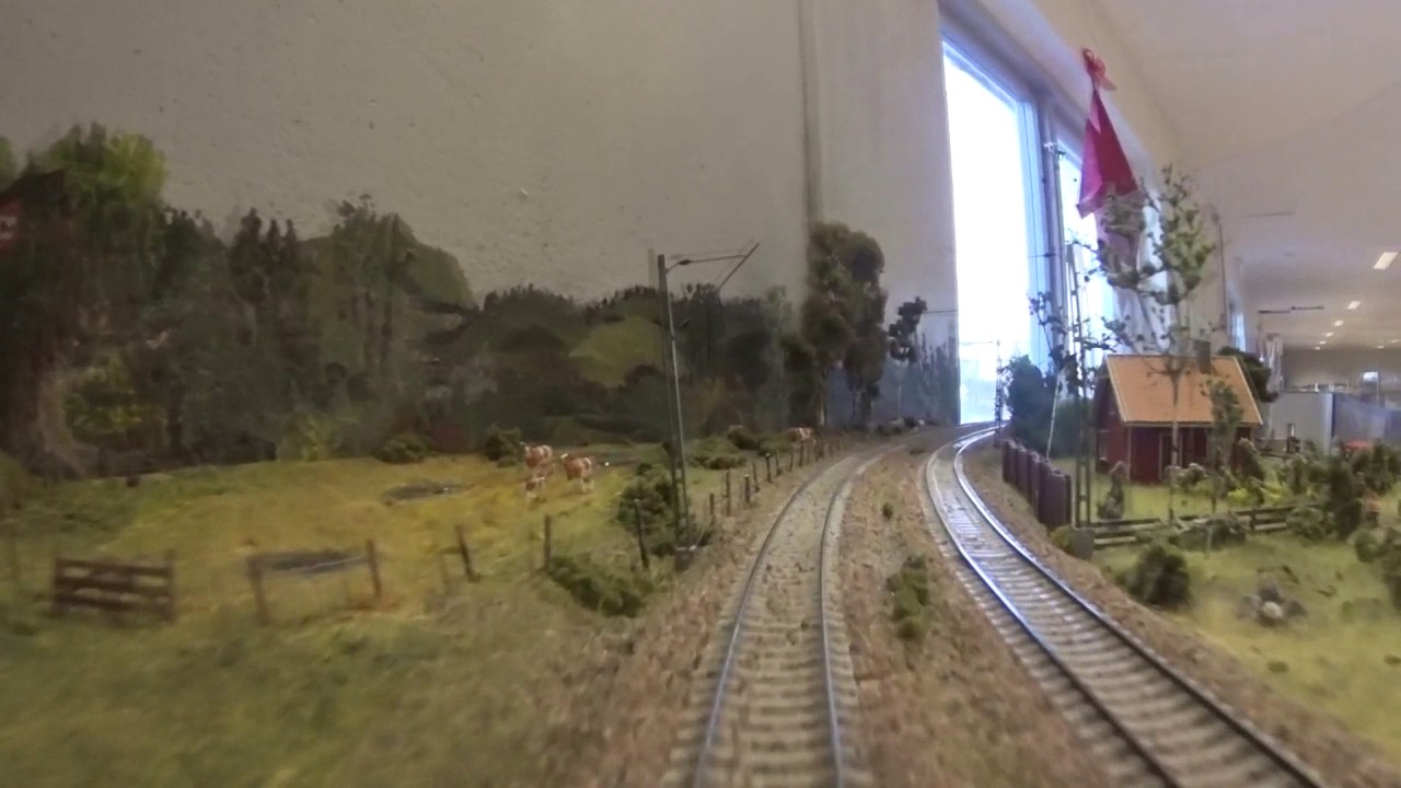 Modelljärnväg i Hallsberg